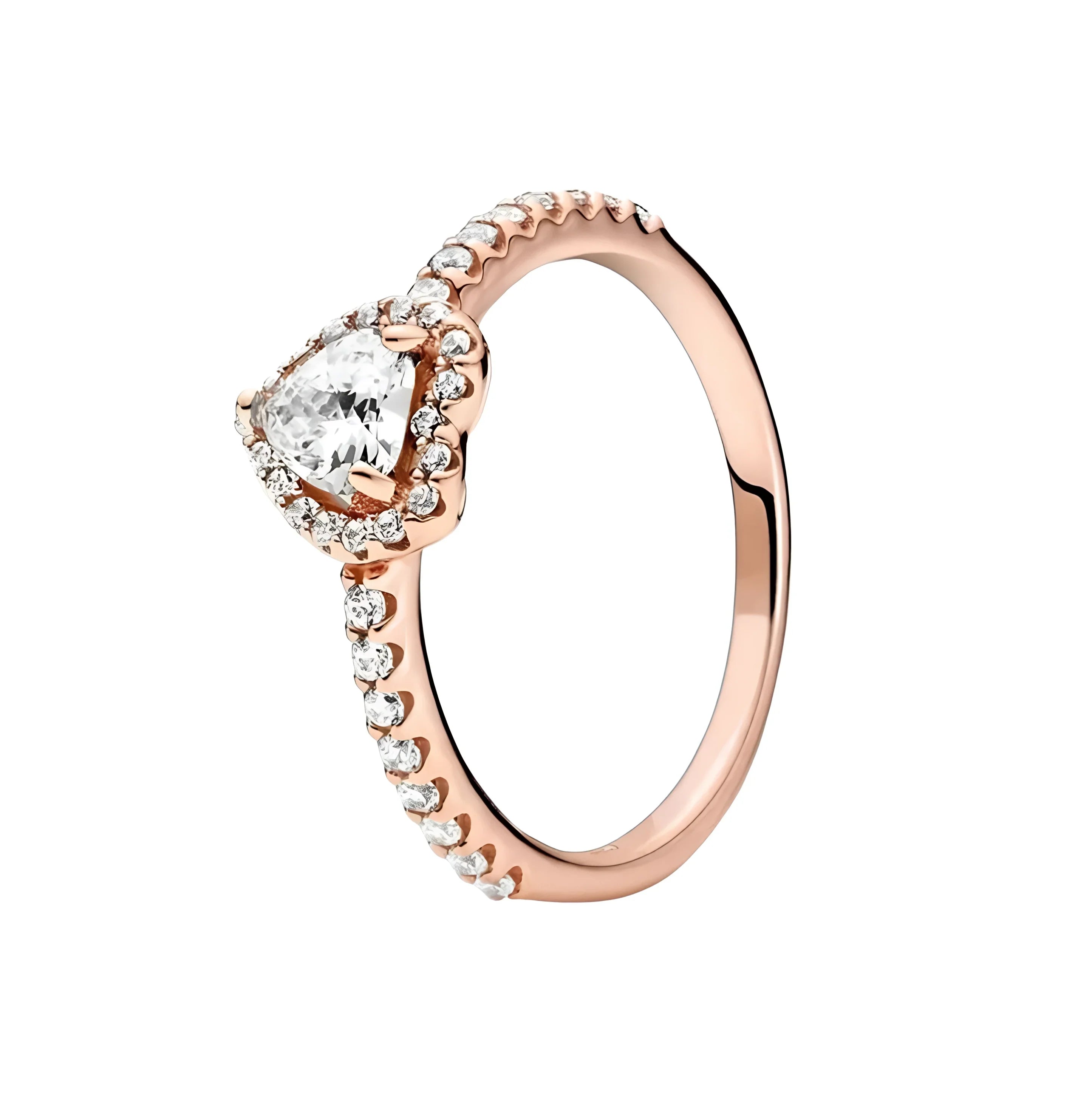 Sparkling Heart Ring