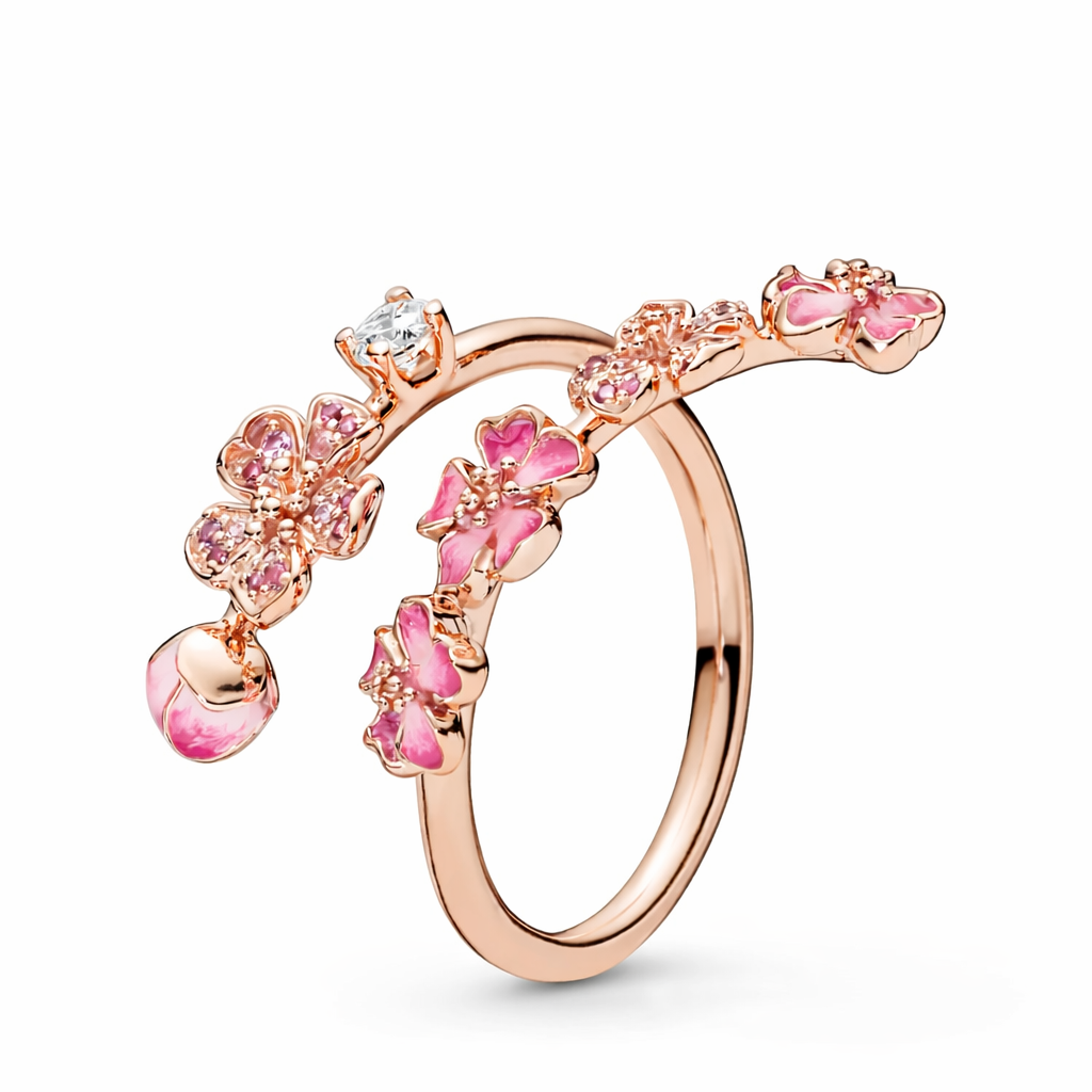 Pinker Blossom Ring