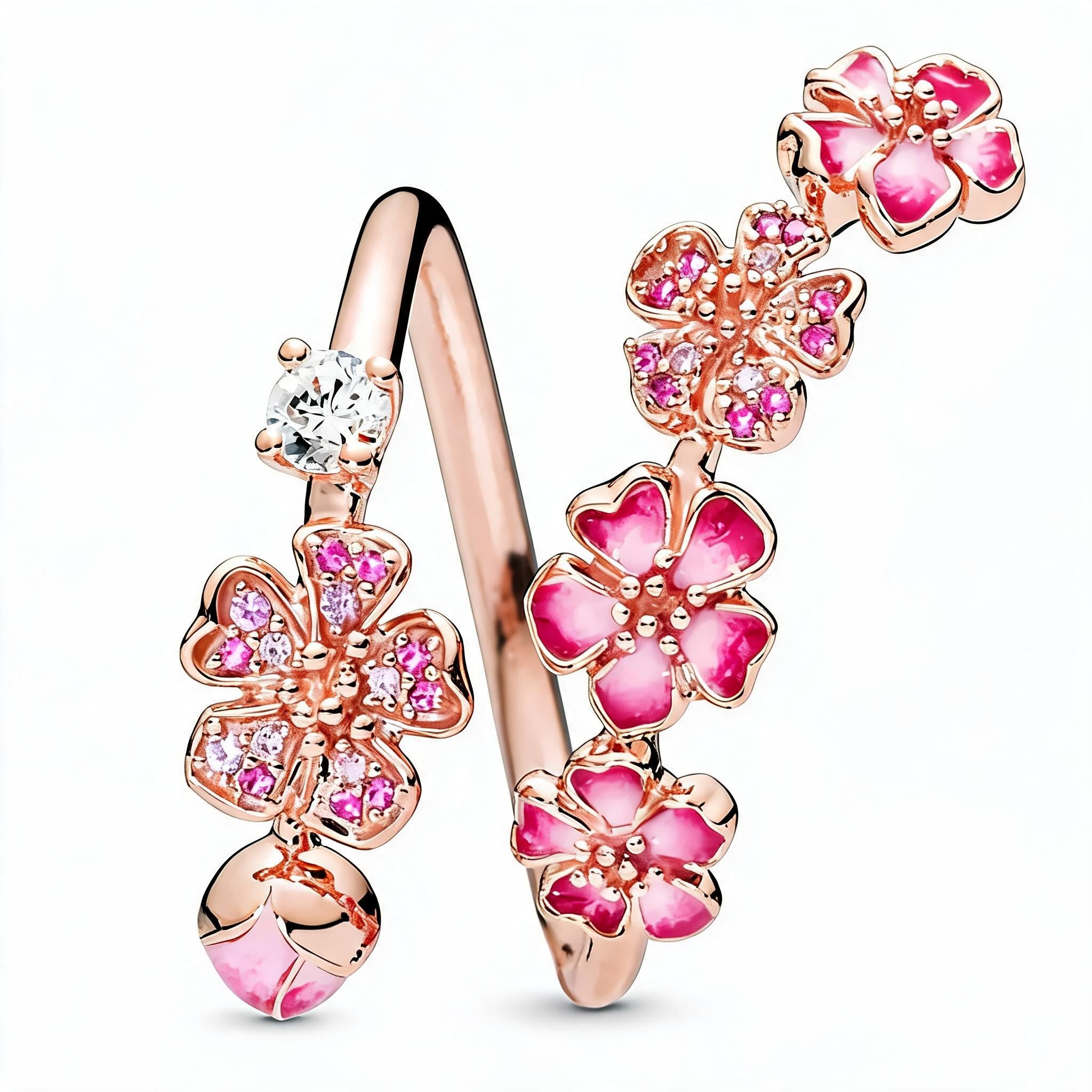 Pinker Blossom Ring