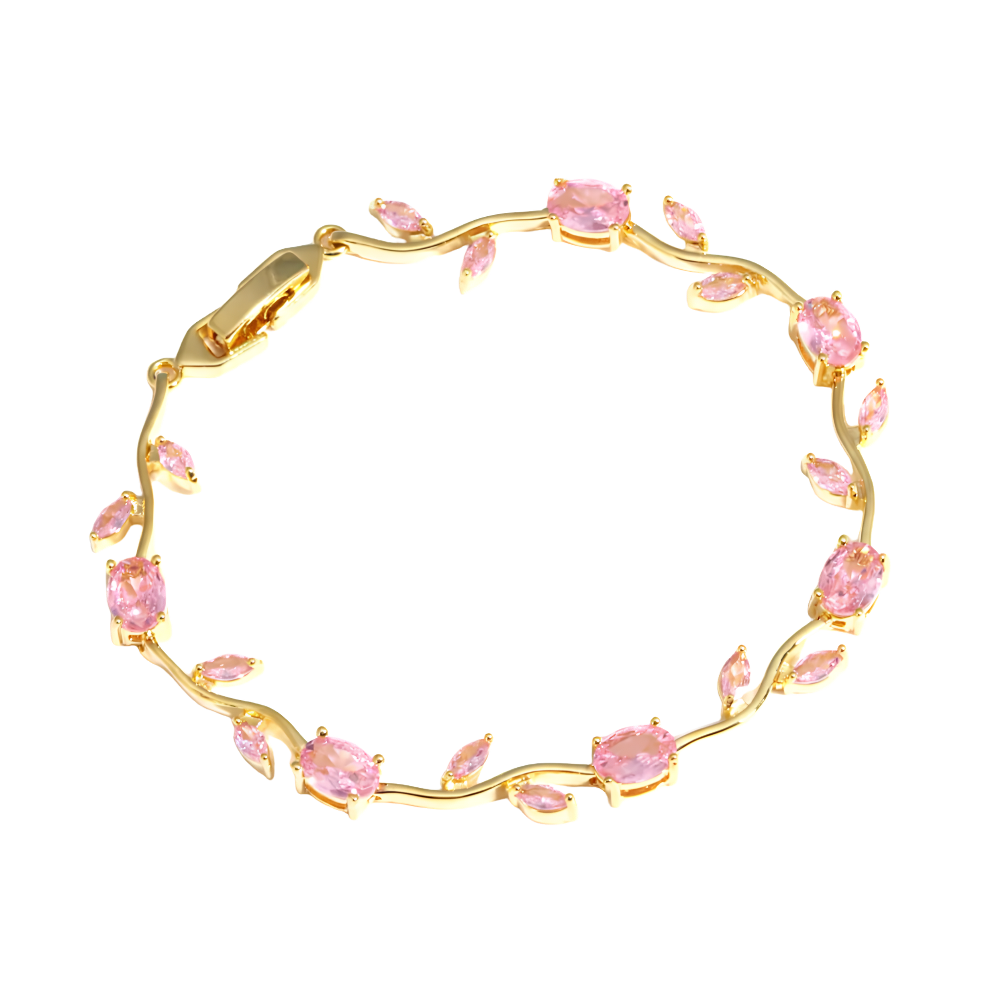 Süße Goldene Tulpen Armkette